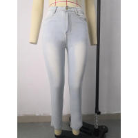 Nueva moda femenina: pantalones lápiz ajustados con cintura - details 23