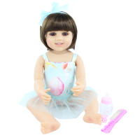 BZDOLL-Muñeca Reborn realista para niñas, juguete de 55 CM y 22 pulgadas, cuerpo de silicona suave completo, encantador, regalo de Navidad - details 1