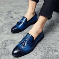 Vestido de negocios para hombre, informal, plano, cómodo de llevar, zapatos de cuero para conducir, productos Oxford 2025 - details 2