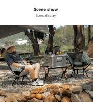 Picnics de playa ultraligeros al aire libre, sillas plegables VIE en forma de luna, herramientas ligeras para acampar - details 12