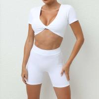 Traje de entrenamiento de yoga para mujer, conjunto de gimnasio, sujetador deportivo, pantalones, ropa deportiva - details 3