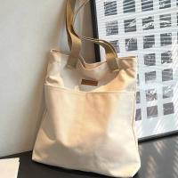Bolso De Hombro Para Mujer En Lona Gran Capacidad Con Hilo De Costura Bolsa Práctica Y Conveniente Para Comunicación Diaria - details 10