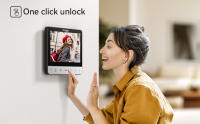 TMEZON Videoportero de 4 cables, intercomunicador con timbre, portero con cámara, pantalla a color de 7", 120 °   Cámara de visión amplia - details 1