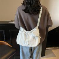 Bolso de hombro con cordón informal coreano, bolso cruzado plisado ligero de gran capacidad, bolso de viaje con cremallera de diseñador minimalista - details 24