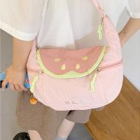 Bolso de hombro de nailon de estilo coreano informal, bolso bonito con forma de fruta, bolso cruzado, bolso de mano ligero, bolso mensajero de tela para estudiante - details 21
