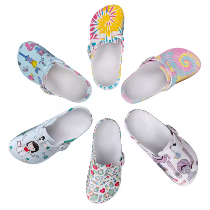 Zapatos de zueco de trabajo de enfermera Unisex, calzado de playa, sandalias de Bash de agua, zapatillas de ducha de verano - 1