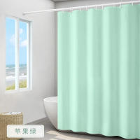 Cortinas impermeables para baño, decoración personalizada de poliéster con ganchos, envío directo, novedad - details 2