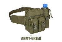 Riñonera para deportes al aire libre, impermeable, táctica, para acampar, color negro, verde, caqui - details 18