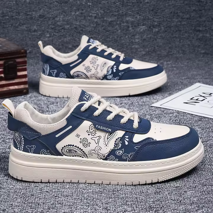 Zapatos de hombre verano 2025 nuevos zapatos de tablero casual estilo universitario ins zapatos de moda tendencia juvenil zapatos deportivos versátiles zapatos casuales - 1