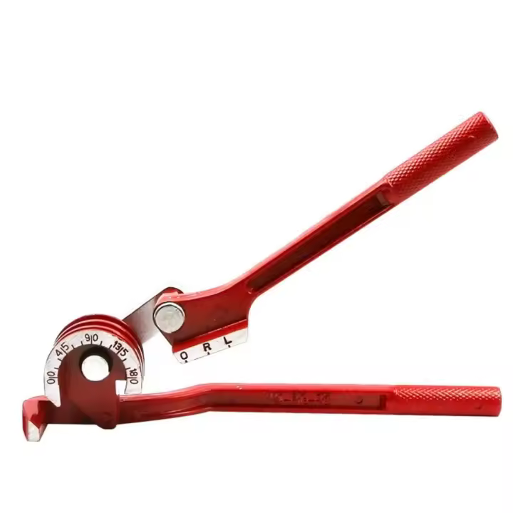 Dobladora de tubos manual, dobladora de tubos ajustable 3 en 1, dobladora de cobre británica de alta resistencia, herramienta para doblar tubos - 1