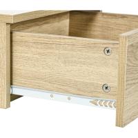 2 Mesitas de Noche Flotantes Mesitas de Noche para Dormitorio con Cajón Mesas de Noche para Habitación Salón Hogar 43x36,5x30,5 cm Blanco - details 16