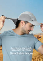 Gorra de Protección Solar Unisex AONIJIE E4610 con Cubierta de Cuello Desmontable Ideal para Pesca y Senderismo al Aire Libre - details 7