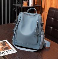 Mochila De piel auténtica para mujer, bolso de viaje de alta calidad, informal, de hombro, 2023 - details 25