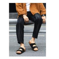 Zapatos De Hombre Cómodos De Cuero Para Playa Sandalias De Verano Moda 2024 Zapatos De Moda Para Hombres Sandalias De Madera Antideslizantes Tallas Reales - details 15