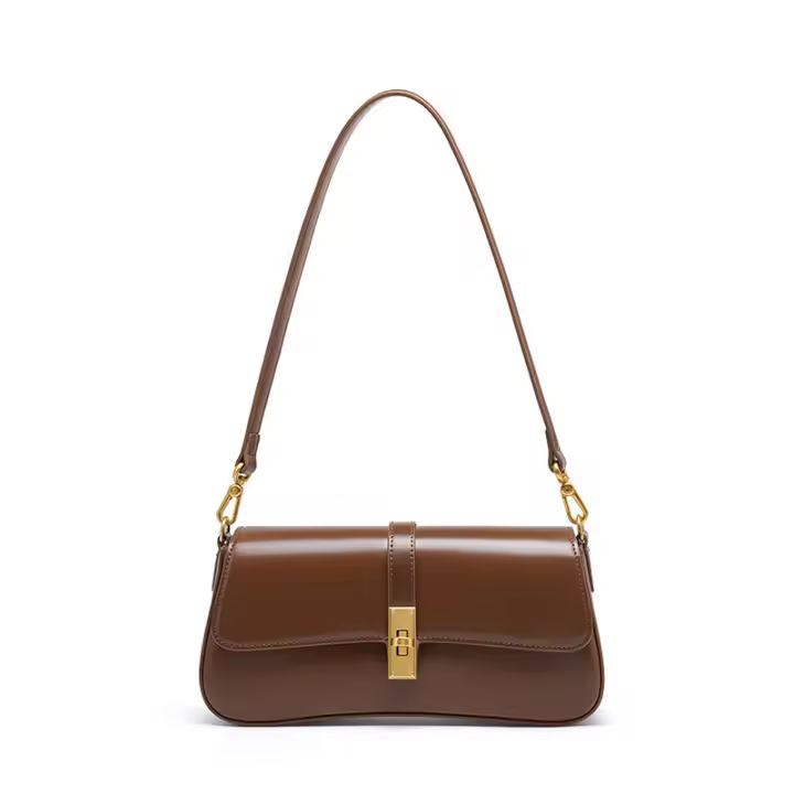 Bolso de hombro nuevo para mujer 2025, bolso de cuerpo tipo cro, de alta calidad, pan francés, sensación bajo el brazo. - 1