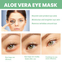 60 unidades de mascarilla de colágeno para ojos de Aloe Vera para reducir las ojeras y las bolsas de los ojos, parche hidratante para los ojos, productos para el cuidado de la piel - details 5