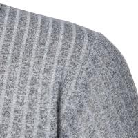 Ropa deportiva para correr para hombre, poste de pie de manga corta de alta elasticidad de verano, suéter básico de punto fino - details 53