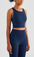 Sujetador deportivo Sexy de nailon para mujer, Top ajustado elástico para gimnasio, sujetadores deportivos para Yoga, Top corto, ropa de Yoga, ropa interior deportiva elástica para mujer - details 8