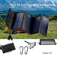 Panel Solar plegable, fuente de alimentación portátil, resistente al agua, pequeño generador, cargador para exteriores - details 3