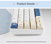 USLION-teclas de perfil XDA con tema de leche de soja, teclas de sublimación con tinte PBT en inglés, teclas para juegos, Teclado mecánico, interruptor MX, 134 teclas - details 6