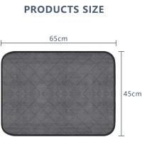 Alfombrilla Antideslizante Lavable Para Conejo De Guinea Funda De Sillín Reutilizable Absorbente Para Mascotas Como Perro Gato Y Conejo - details 4