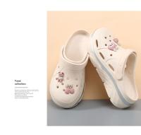 Sandalias de Plataforma Gruesa DIY para Mujer 2024 Verano Zapatillas de Playa Antideslizantes con Suela Gruesa Zapatos de Jardín de EVA - details 5