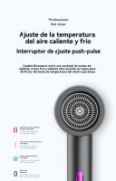 Secador de pelo Dormitorio doméstico Aire caliente y frío Iones negativos Celebridad de Internet Salón de peluquería de alta potencia Secador de pelo - details 12