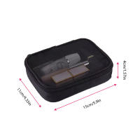 Bolso De Maquillaje Para Mujer En Color Sólido Con Cierre De Cremallera Bolsa De Cosméticos Transparente Y Malla Portátil Mini Para Viajes Organizador De Almacenamiento - details 11