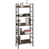 Estante de Metal Multifuncional para Almacenamiento y Organización Estante de Cocina con 5 Estantes de Metal + MDF 60x27,5x160CM - details 20