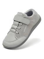 HOBIBEAR Kids Wide Toe Barefoot Shoes Boys Girls  Minimalist Sneakers Lightweight Hook Loop Mesh Artificial Leather Shoes - details 11