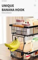 Organizador de cocina de doble capa para condimentos, verduras y frutas, braet, braet desmontable para cosméticos de baño, iluminación - details 7