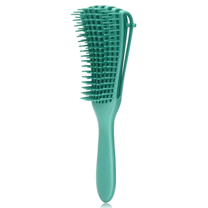 1 unids cuidado del cabello mojado desenredante cepillo-pulpo estructura hueca cepillos de pelo para mujeres sin dolor masajeable cuero cabelludo rizado pelo - 1