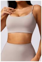 Sujetador de Yoga de Nylon Secado Rápido Ajuste Ajustado Ideal para Fitness y Correr - details 13