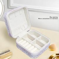 Mini joyero portátil con cremallera, caja de viaje con tapa - details 0