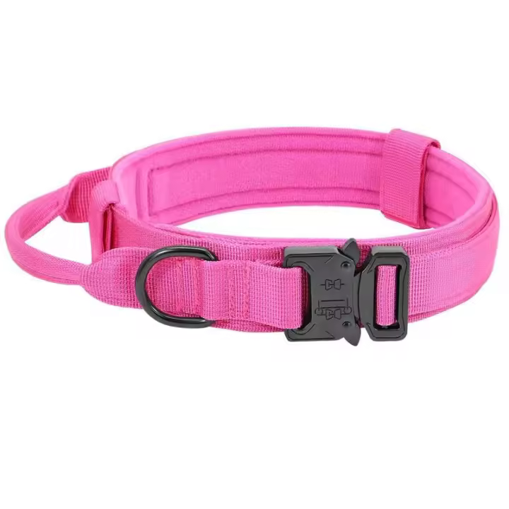Collares Nailon Perros, Collar de entrenamiento duradero mascotas, ustable para Perros medianos y grandes - 1