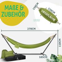 Hamaca Lake con Estructura Doble para 2 Personas Resistente Marco 200kg Interior y Exterior XXL - details 6