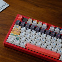 Teclas, sublimación de 5 caras 2512 cuerpo PBT original, teclado mecánico, ergonomía（Teclado no incluido) - details 21