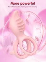 Leten Vibrador Control Remoto Anillo Vibrante para Hombres Estimulador de Perineo y Clítoris - details 1