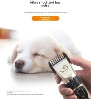 Recortadora de pelo para mascotas, cortapelos eléctrico de peluche para perros grandes, herramientas de eliminación operadas por batería - details 12
