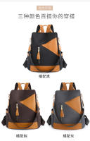 Mochila informal antirrobo para mujer, bolsa de hombro de tela impermeable, ligera, de viaje, oxford - details 5