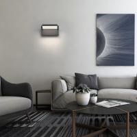 Lámpara LED de Pared de 24W para Exterior Interior IP65, Luz de Pared Ajustable, Moderno Apliques de Pared Aluminio para Entrada Jardines Pasillo Sala, Blanco Cálido 2700K-3000K, Bronce - details 65