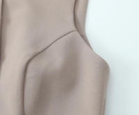 TRAFZA-suéter plisado versátil con un solo cuello para mujer, Jersey ajustado con adornos de Metal, diseño elegante, 2025 - details 5