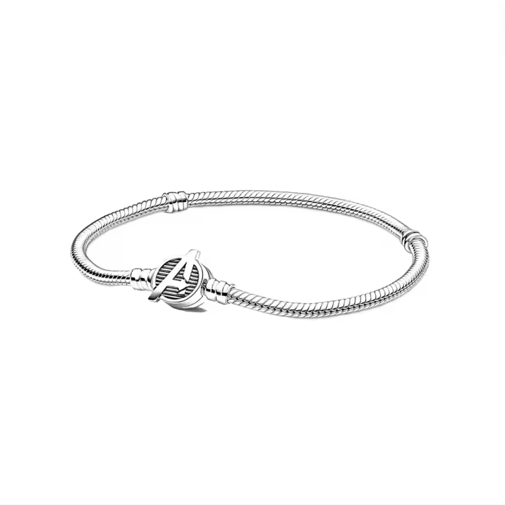 Pulsera de Cadena de Serpiente en Plata 925 Regalo de Joyería Compatible con Pandora Original - 1