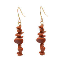 Pendientes de orejas de cristal natural Regalos de mujer Regalos de cumpleaños Regalos de Navidad Pendientes colgantes de amatista Pendientes de cornalina - details 7