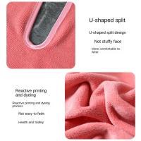 Toalla de algodón con forma de U, turbante, suave, portátil, para el cuidado de la belleza, cómoda, gruesa, para masaje en el pecho, para el hogar - details 8