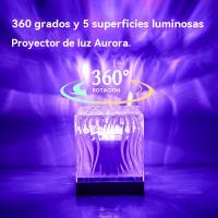 Explosión aurora boreal ondulación del agua lámpara de proyección luz ambiental regalo dormitorio lámpara de noche sala de estar ambiente - details 5