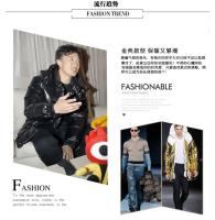 Chaqueta de plumón de invierno para hombre, chaqueta informal de moda, chaqueta corta de plumón de pato blanco, gruesa y cálida - details 6