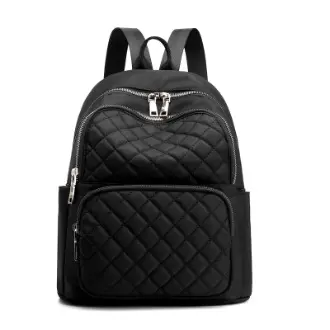 Mochila antirrobo para mujer, Bolso de hombro de nailon impermeable, Bolso escolar informal - 1