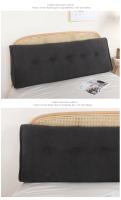 Cojín de Descanso de Cama Triangular Suave Almohada de Lectura Grande con Almohada de Espalda para Adultos - details 13
