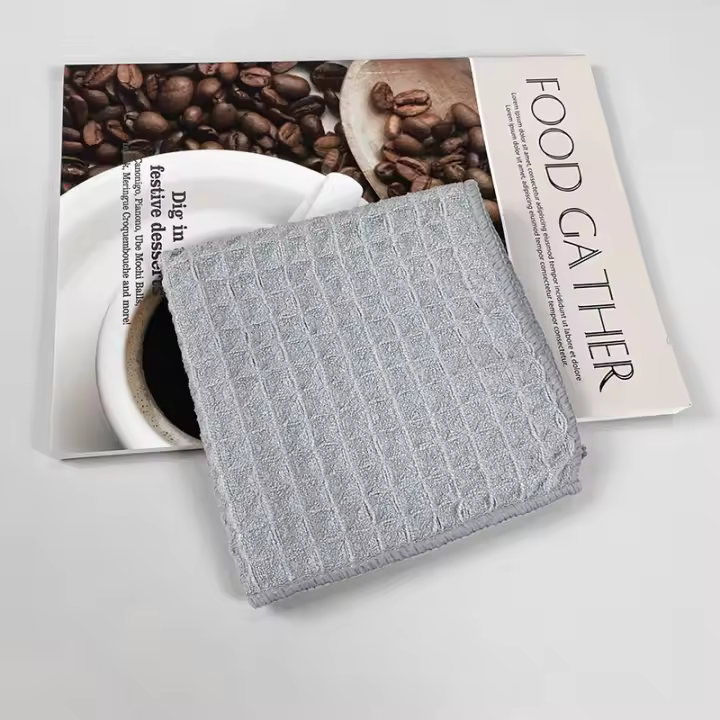 Toalla de limpieza de secado rápido, multifuncional, con absorción de agua, de trapo especial, para mostrador de bar, cafetería, té y gofres gruesos - 1